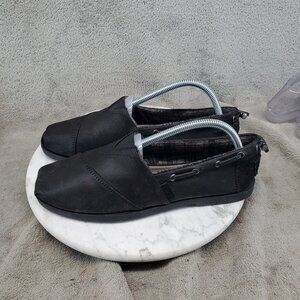 Skechers Shoes Womens Size 9 Black Textile Bobs Chill Lugs Slip On Loafers